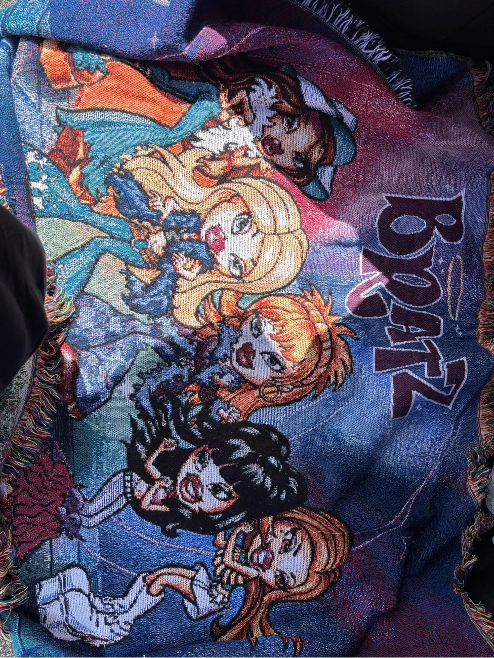 RARE Bratz woven tapestry Blanket